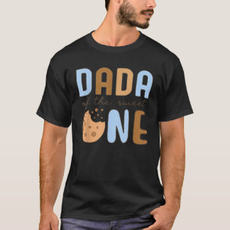 スウィートワンのパパ クッキーとミルク 1歳の誕生日 Tシャツ
