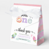 スウィートワンの最初の誕生日パーティーのお願いボックス フェイバーボックス (正面サイド)