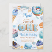 スウィートワンの誕生日ボーイ 招待状 (正面)