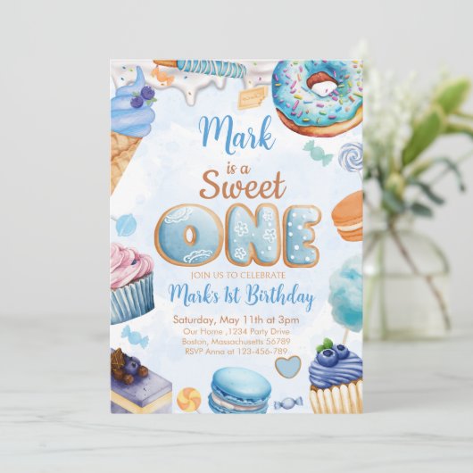 スウィートワンの誕生日ボーイ 招待状 (スタンド正面)