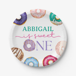 スウィートワンの1歳の誕生日 ペーパープレート