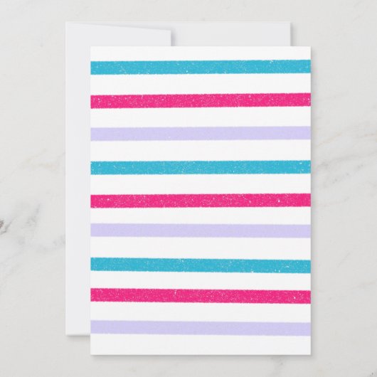 スウィートワンアイスクリームキッズ1st誕生日パーティー 招待状 (裏面)