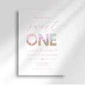 スウィートワンアイスクリームパーティの招待状 招待状