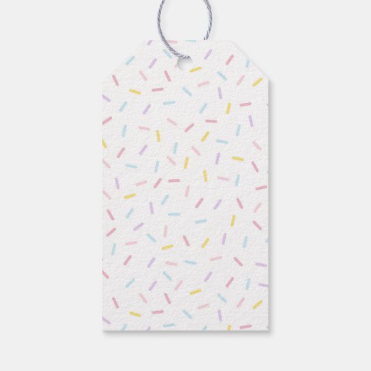 スウィートワンアイスクリーム誕生日メッセージカード ギフトタグ (裏面)