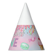 スウィートワンガールの誕生日パーティーハット。 パーティーハット (右)