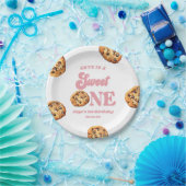 スウィートワンクッキーとミルク1歳の誕生日パーティー ペーパープレート (パーティー)