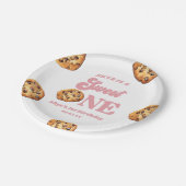 スウィートワンクッキーとミルク1歳の誕生日パーティー ペーパープレート (アングル)