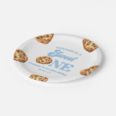 スウィートワンクッキーとミルク1歳の誕生日パーティー ペーパープレート (アングル)