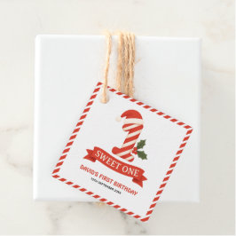 スウィートワンクリスマスファースト誕生日 フェイバータグ