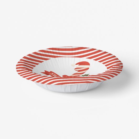 スウィートワンクリスマスファースト誕生日 ペーパーボウル (傾斜あり)