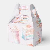 スウィートワンスイーツパステル誕生日パーティー フェイバーボックス (裏面サイド)