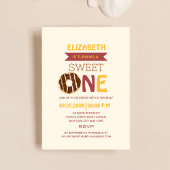 スウィートワンドーナツカラフル子の誕生日 招待状