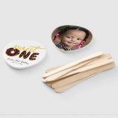 スウィートワンドーナツ第1誕生日フォトチョコレート ハンドファン (組立なし)