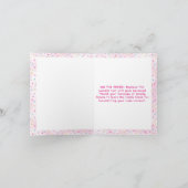 スウィートワンドーナツ誕生日ガールサンキューカード サンキューカード (内部)