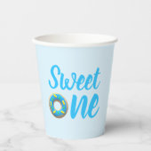 スウィートワンドーナツ1歳の誕生日 紙コップ (正面)
