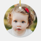 スウィートワンドーナツ1st誕生日オーナメント セラミックオーナメント (裏面)