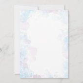 スウィートワンバレンタインワンバースデー招待状 招待状 (裏面)