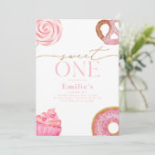 スウィートワンバースデーパーティ招待状 招待状 (スタンド正面)
