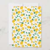 スウィートワンパイナップル1st誕生日パーティー 招待状 (裏面)