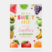 スウィートワンフルーツ1stバースデーバッシュ、夏のパーティー アクリルサイン (正面)