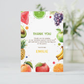 スウィートワンフルーツ1stバースデーバッシュ、夏のパーティー サンキューカード (スタンド正面)