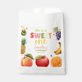 スウィートワンフルーツ1stバースデーバッシュ、夏のパーティー フェイバーバッグ (正面)