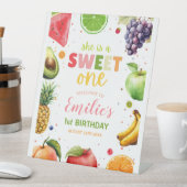 スウィートワンフルーツ1stバースデーバッシュ、夏のパーティー 台座サイン (インサイチュ)