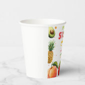 スウィートワンフルーツ1stバースデーバッシュ、夏のパーティー 紙コップ (右)