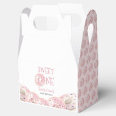 スウィートワンボホウォーター色ドーナツテーマ1歳の誕生日 フェイバーボックス (オープン)