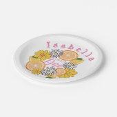 スウィートワンレモンファースト誕生日 ペーパープレート (アングル)