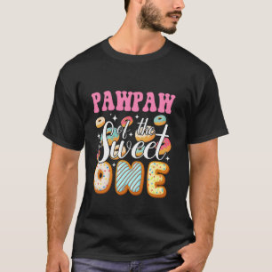 スウィートワン初誕生日ドーナツパーティーのパパウ Tシャツ