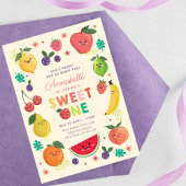 スウィートワン誕生日招待状ガールズファーストパーティー招待状 招待状