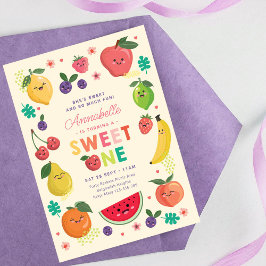 スウィートワン誕生日招待状ガールズファーストパーティー招待状 招待状