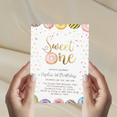 スウィートワン誕生日招待状1stバースデーガール 招待状
