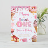 スウィートワン1st誕生日パーティーガール 招待状 (スタンド正面)