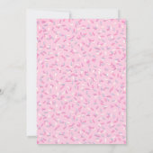 スウィートワン1st誕生日パーティーガール 招待状 (裏面)