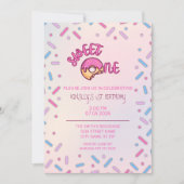 スウィートワン1st誕生日招待状 招待状 (正面)