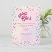 スウィートワン1st誕生日招待状 招待状 (スタンド正面)