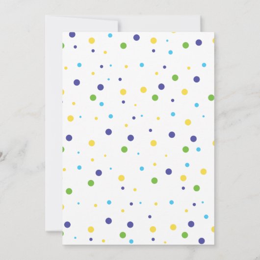 スウィートワン1st誕生日招待状 招待状 (裏面)