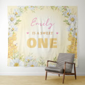 スウィートワン(昆虫)マルハナバチ1stファースト・ガール・バースデーパーティー タペストリー (インサイチュ(横))