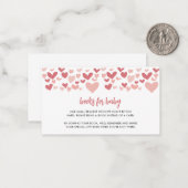 スウィートヴァレンティネス赤ちゃんシャワー本ベビー ノートカード (正面/裏面インサイチュ)