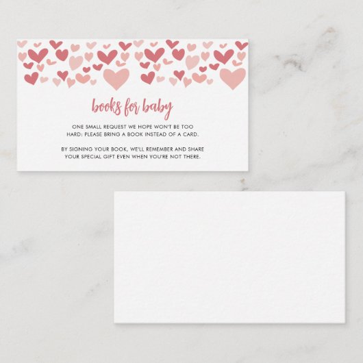 スウィートヴァレンティネス赤ちゃんシャワー本ベビー ノートカード (正面/裏面)