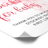 スウィートヴァレンティーンズピンクボウ本ベビー ポスター (角)