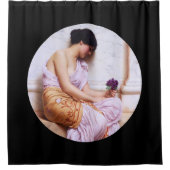 スウィートヴィオレットc1908 シャワーカーテン (正面)