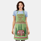 スウィートヴィンテージカンパートレーラーホリデイ エプロン (着用した状態)