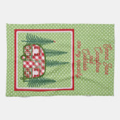 スウィートヴィンテージカンパートレーラーホリデイ キッチンタオル (横)