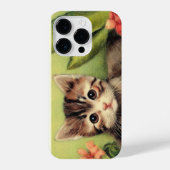 スウィートヴィンテージキッテンフォンケース iPhoneケース (裏面)