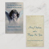 スウィートヴィンテージクリスマスエンジェル 名刺 (正面/裏面)