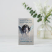 スウィートヴィンテージクリスマスエンジェル 名刺 (スタンド正面)