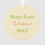 スウィートヴィンテージジェニーニストロムハッピーイースター オーナメント (裏面)